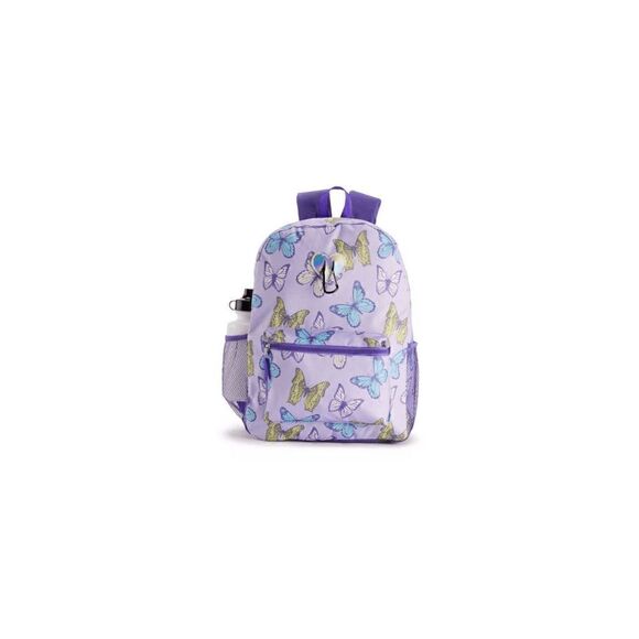 NEW BUTTERFLIES Girls Print Backpack 6-Piece Set - Picture 4 of 5